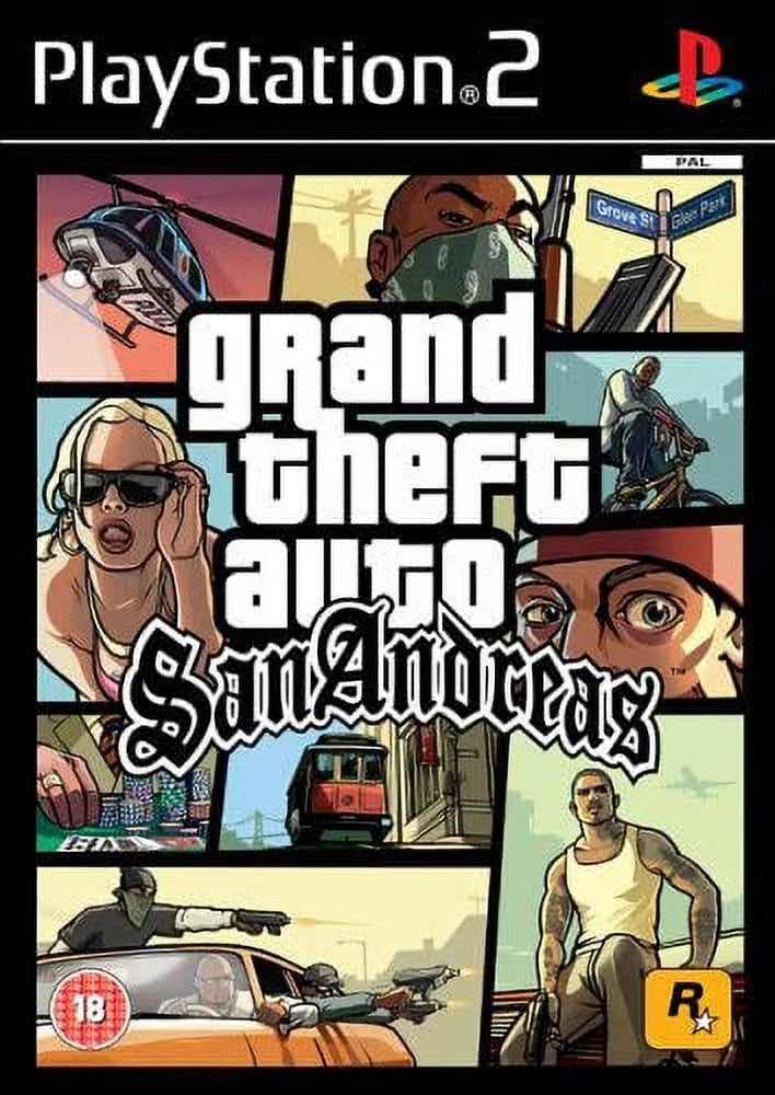 Grand Theft Auto San Andreas Greatest Hits - PlayStation 2 Refurbished