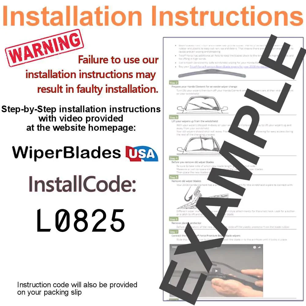 2019 Cadillac XT5 Platinum Functionality Beam Wipers (Set of 3) w/Rear Wiper