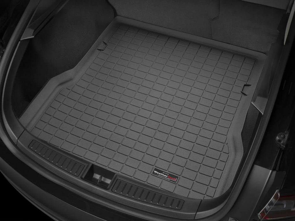 WeatherTech Cargo Trunk Liner with Bumper Protector compatible with 2010-2024 Toyota 4Runner - Behind 2nd Row Seating With Bumper Protector, Black