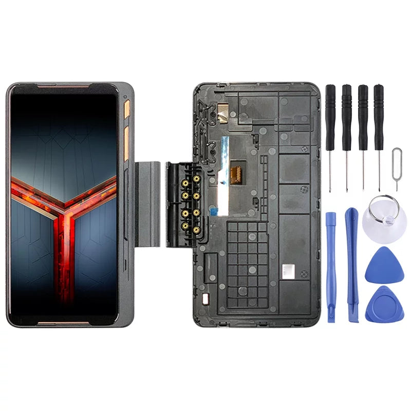 Cellphone Repair Parts Game Expansion Original LCD Display for ROG Phone II ZS660KL with Digitizer Full Assembly