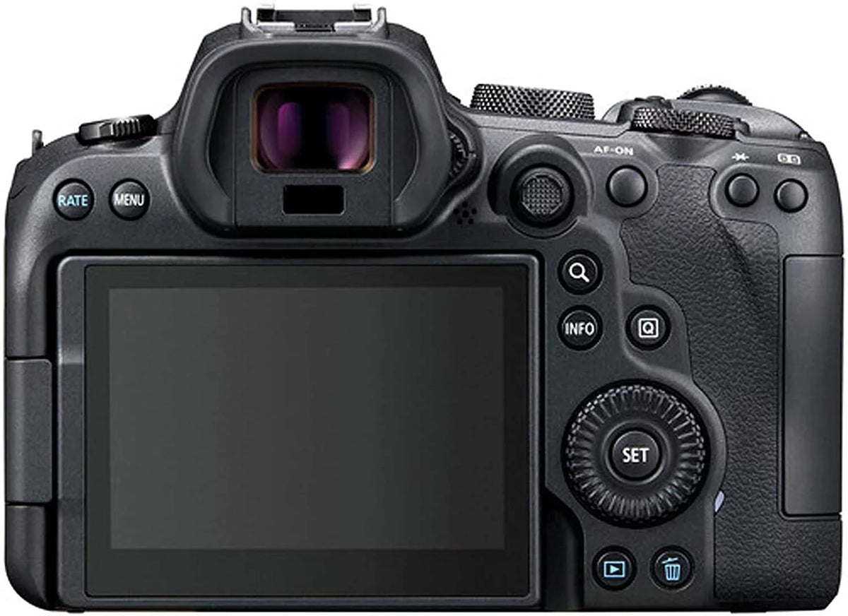 EOS R6 Mirrorless Digital Camera with RF 24-105mm f/4-7.1 STM Lens + 75-300mm F/4-5.6 III Lens + 128GB Memory + Case + Tripod + Filters 41pc Bundle