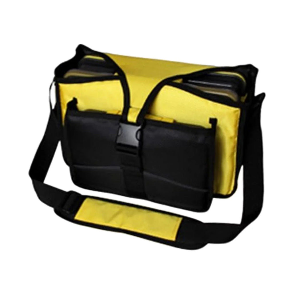 Fishing Tackle Bag Shoulder Bag Fishing Bag Gift for Men Storage Bag Portable Tackle Box Organizer fishing lures Bag for Sea Fishing Yellow