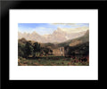 The Rocky Mountains, Landers Peak 20x24 Framed Art Print by Bierstadt, Albert