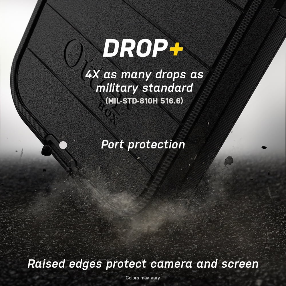 OtterBox Defender Series Pro Phone Case for Galaxy S21 Ultra 5G – Black