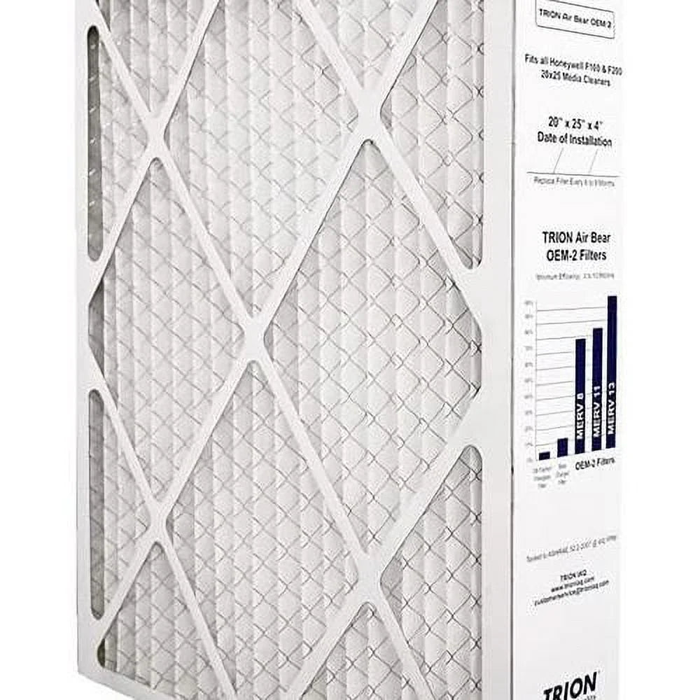 '-2 Air Filter 20X25x4 (2-Pack, MERV 11) Replacement Filter For FC100A1037 / FC200E1037, Actual Size 19.83”X24.75”X4.375”