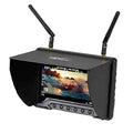 BLACK PEARL 5.8Ghz FPV Monitor Flysight RC801 FPV Diversity Monitor7 Inch FPV Ground Monitor with DVR and HDMI Perfect FPV Capability Monitor for DJI Phantom Drone Inspire (RC801DSMA)