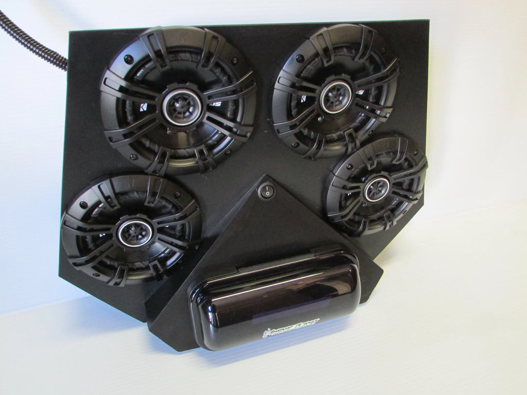2008-2014 Polaris RZR Razor 570, 800, 900 4 speaker Stereo Bluetooth UTV -8SK4