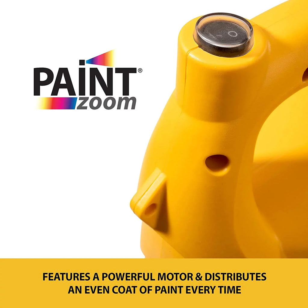 Paint Zoom Deluxe 3000 Series Paint Sprayer | Powerful & Long-lasting 700-watt Spray Gun Tool HVLP sprayer for Interior & Exterior Home Painting and DIY Home Improvement Projects | 3 Spray Patterns
