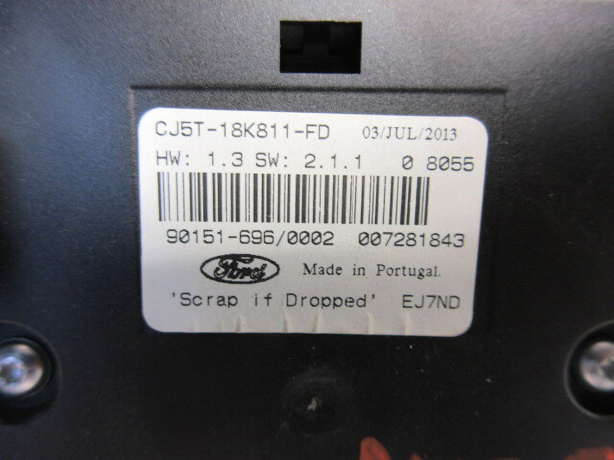 Pre-Owned 2013-2016 Ford Escape C-Max Radio Control Panel OEM LKQ (Good)