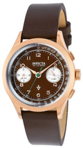 Invicta Men's 37058 Vintage Quartz Multifunction Brown Dial Watch