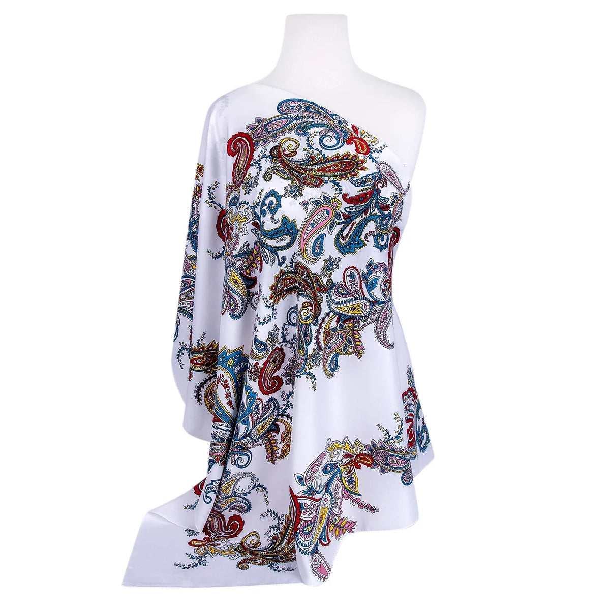 STP GOODS Evening Shawl and Wrap for Women Magic Land Silk Shawl 39x39” (100x100 cm) Travel Scarf Tops Fashion Shawl for Wedding