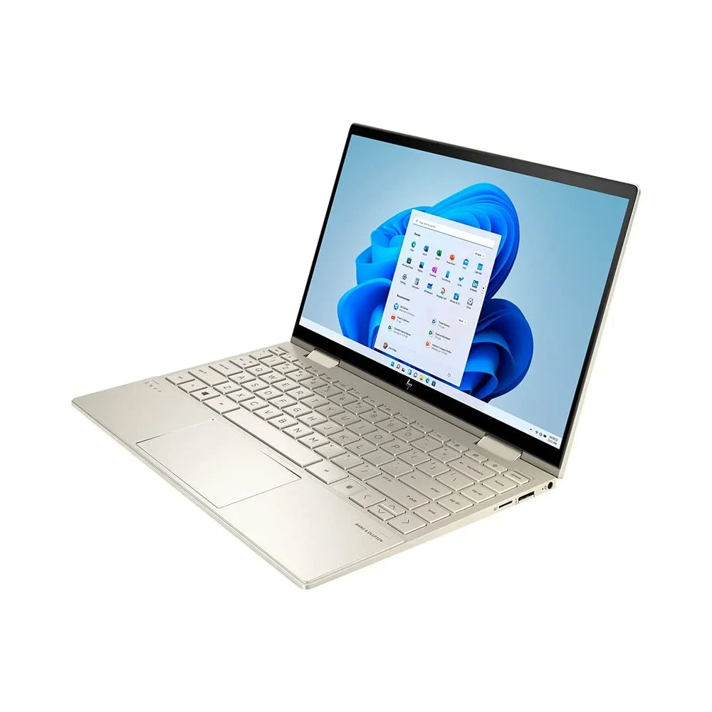 2021 Envy X360 2-in-1 13.3" FHD Display Portable computer Core i5-1135G7 (Beats i7-1065g7), 8GB RAM, 2TB PCIe SSD, Backlit Keyboard, Iris Xe Graphics, Webcam, Windows 11, Gold, 32GB USB Card