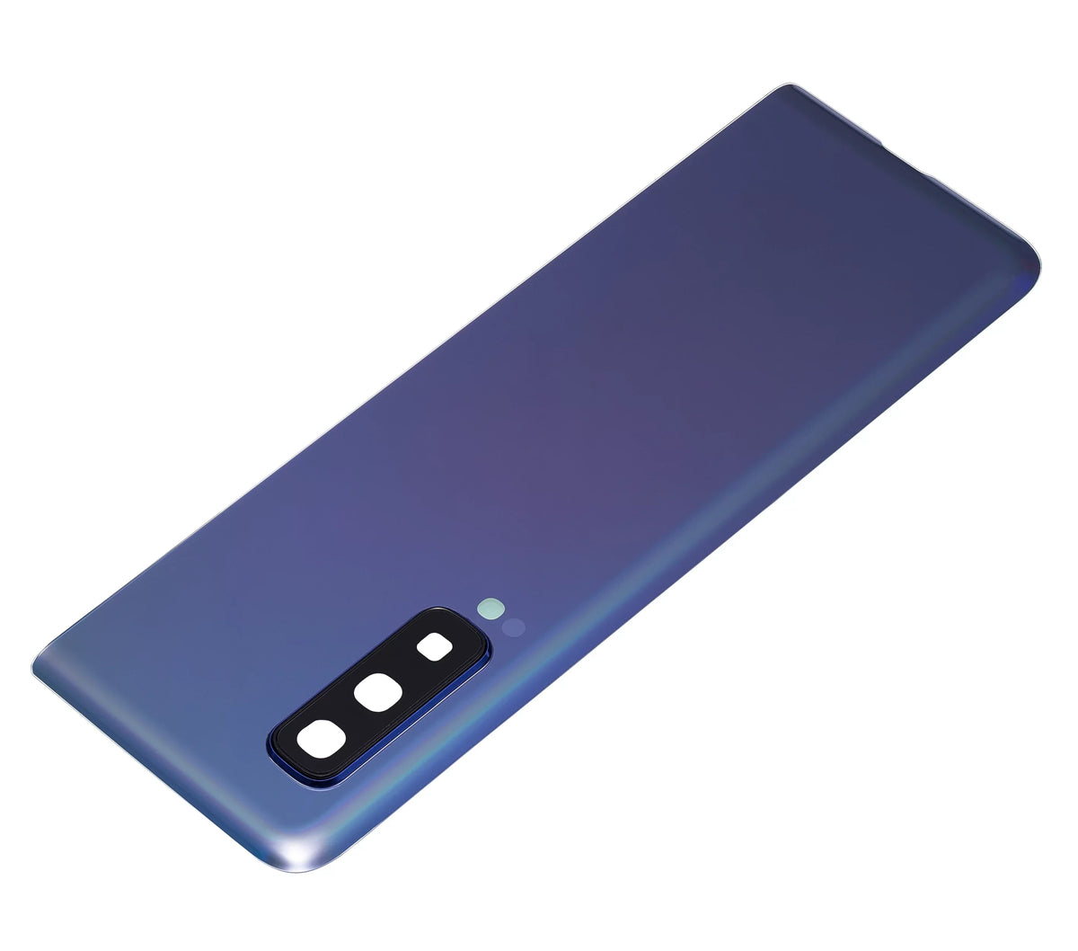 Replacement Back Cover Glass With Camera Lens Compatible For Galaxy Fold 4G (F900) (Premium) (Astro Blue)