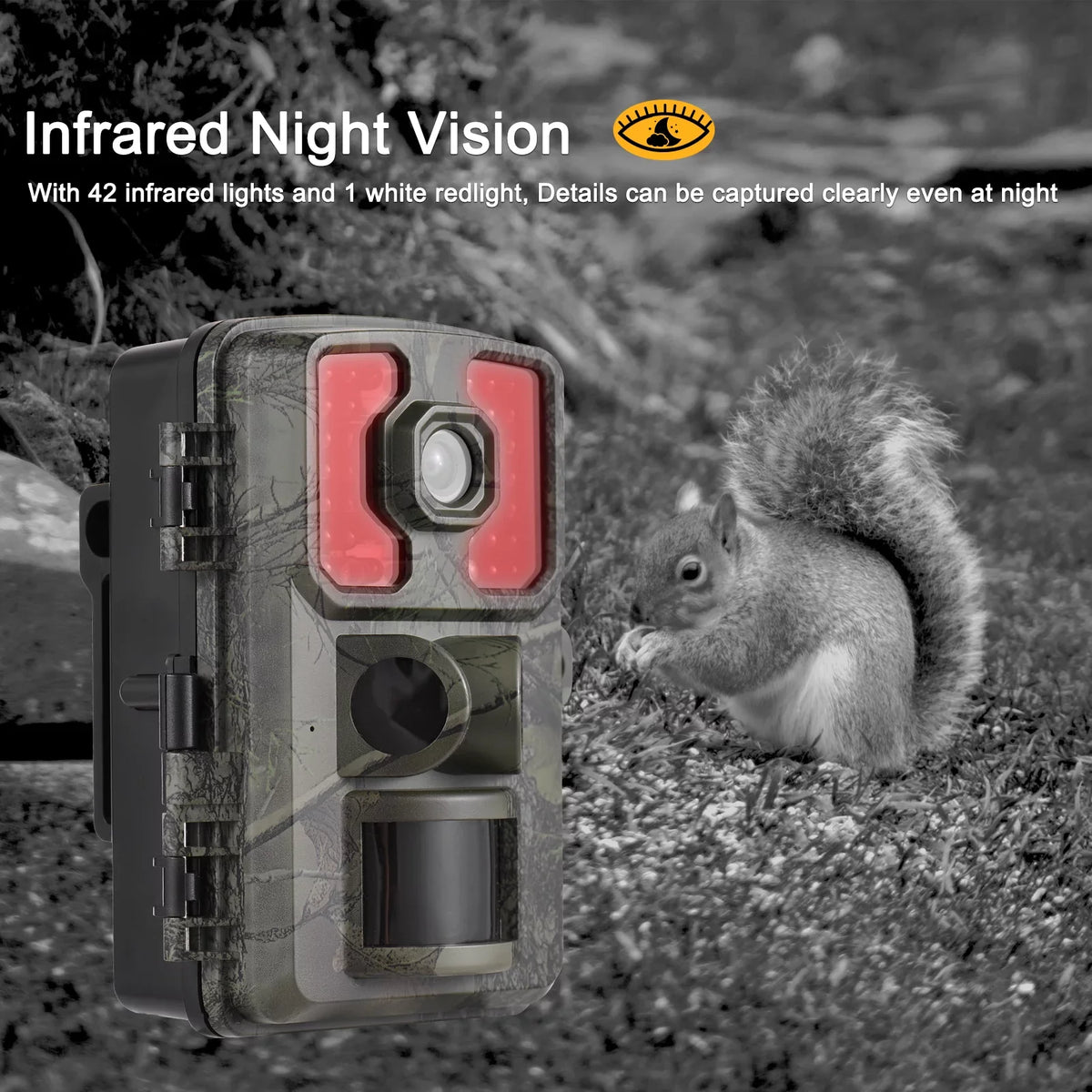 GoolRC 4K Trail 16MP Wildlife Tracking with 2.0 Inch TFT Color Display PIR Sensors 0.5s Trigger Time Supports Infrared Motion Activated IP66 Fluid