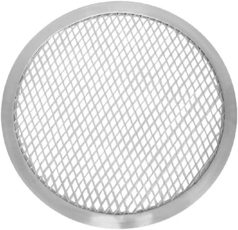 TrueCraftware- Set of 2 Aluminum 12” Pizza Baking Display Seamless Rim- Bakeware Pizza Display Round Pizza Pan Tray Round Baking Tray for Home Kitchen Pizzeria & Restaurants