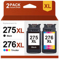 275XL Ink Cartridges for Ink 275 and 276 use with Pixma TS3522 TS3520 TS3500 TR4722 TR4720 TR4700 (Black, Tri-Color)