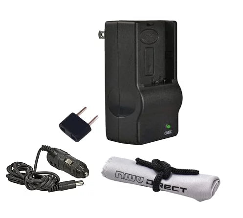 Leica D-LUX (Typ 109) Off Camera Processor Rapid Charger + Nwv Direct Microfiber Cleaning Cloth.