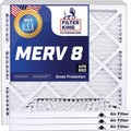 Filter King 4x49x1a Air Filter | 4-PACK | MERV 8 HVAC Pleated A/C Furnace Filters | MADE IN USA | Actual Size: 4 x 49 x .75"