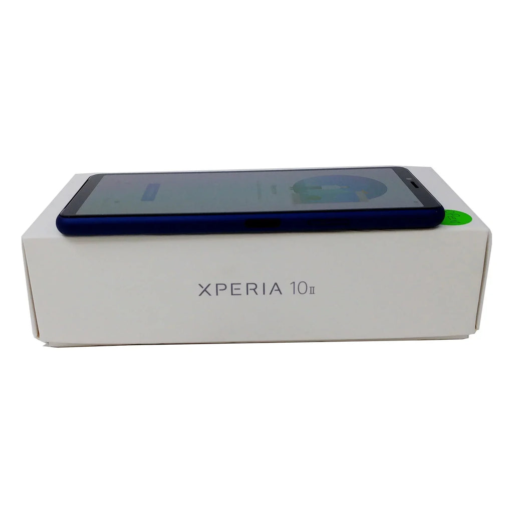 Open Box Xperia 10 II 128GB XQ-AU52 Dual SIM GSM Unlocked 4G Smartphone - Blue
