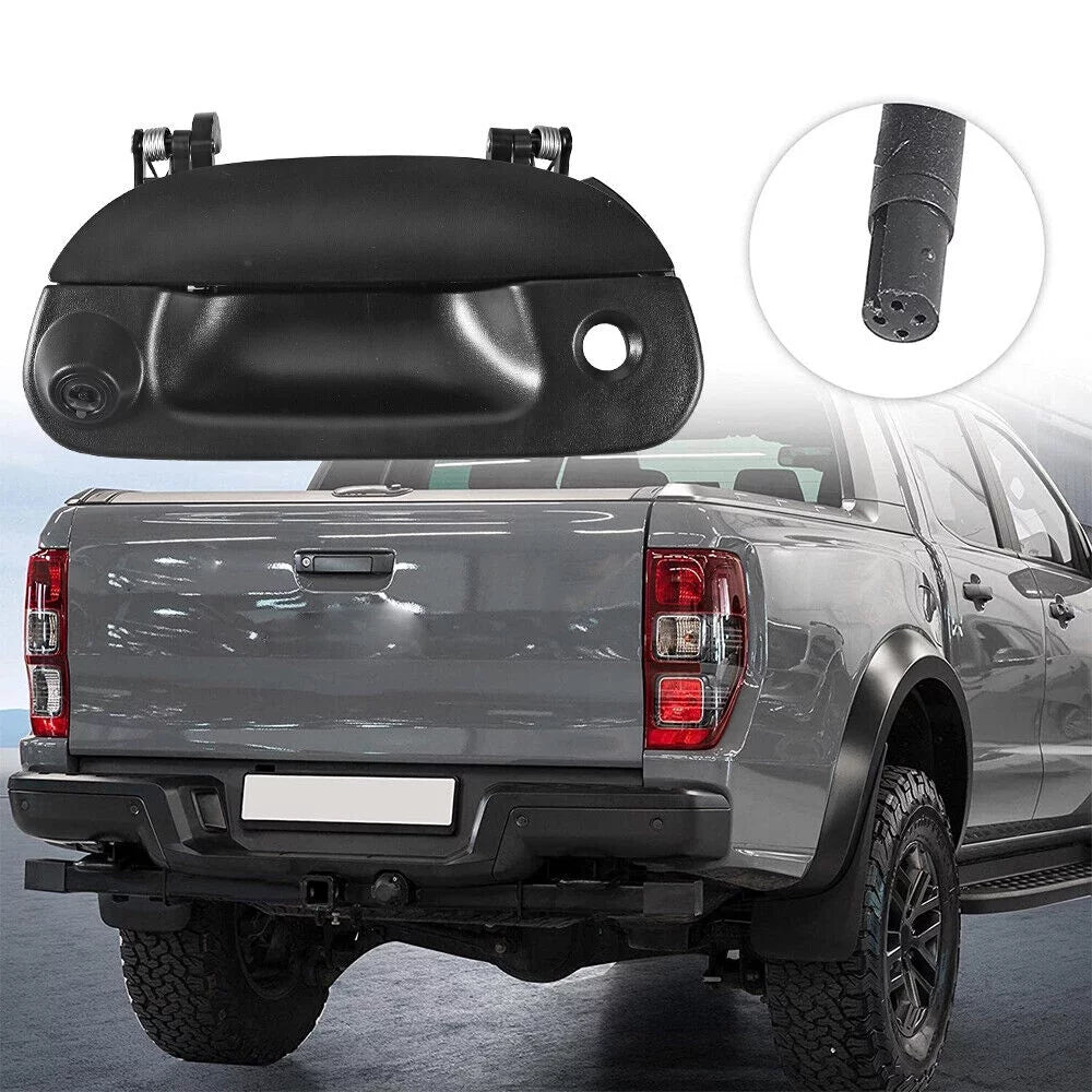 JLLOM Rear-View Reversing Camera Kit for Ford F150 F250 97-07, Clear Image with NTSC/PAL Option, 28 ft Long Extension Harness