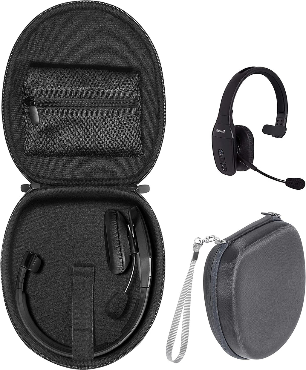 Case for VXI BlueParrott B550-XT, B450-XT, B450-XT -204010-C, B350-XT, B250-XTS, C400-XT, Mesh Pocket