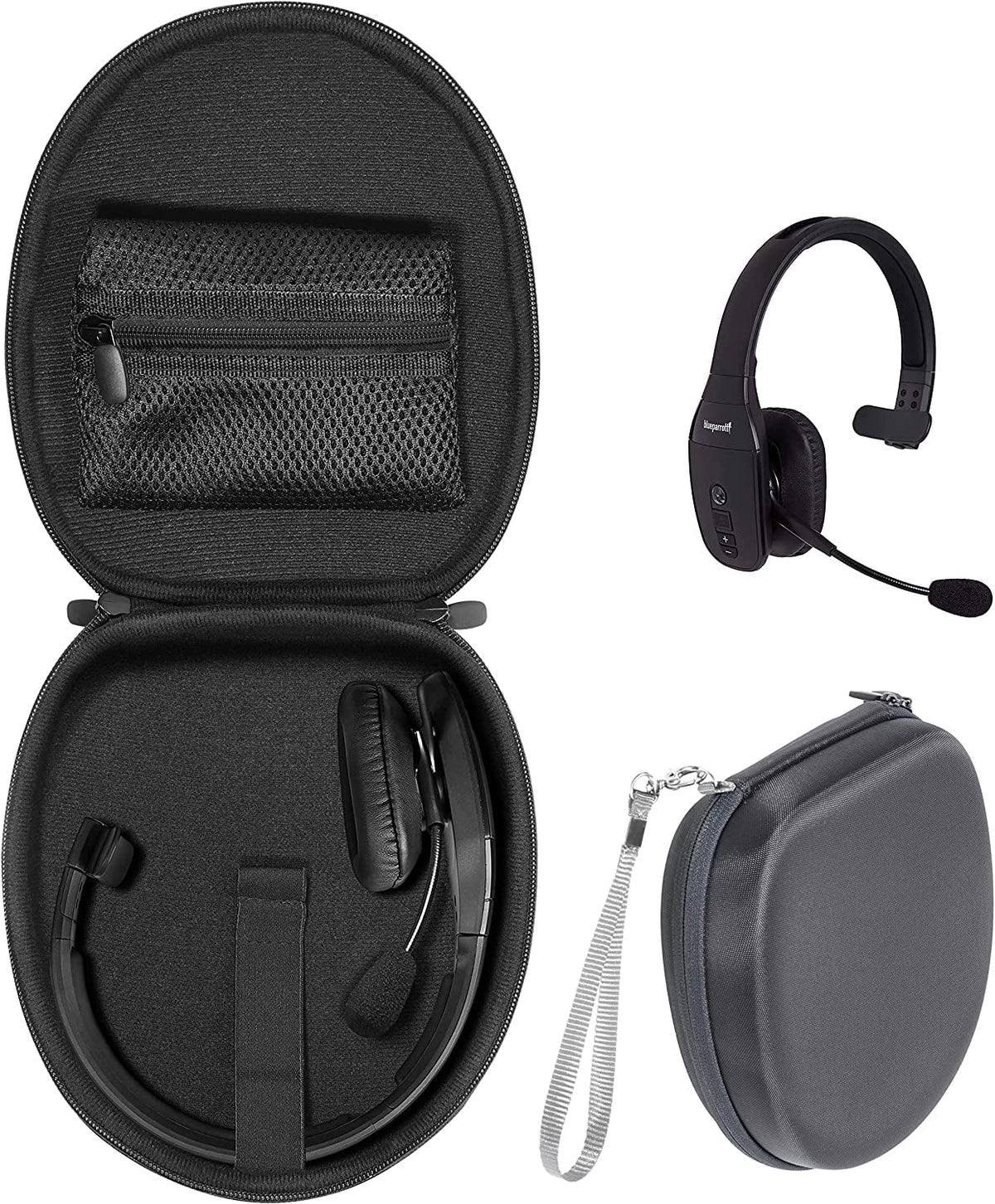 Case for VXI BlueParrott B550-XT, B450-XT, B450-XT -204010-C, B350-XT, B250-XTS, C400-XT, Mesh Pocket