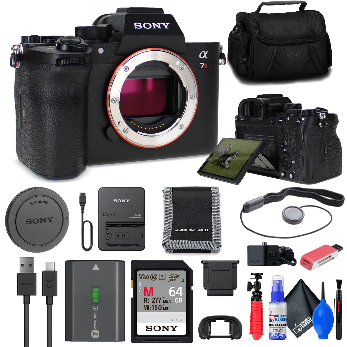 a7 IV Mirrorless Camera + FE 24-70mm Lens + 64GB Card + More