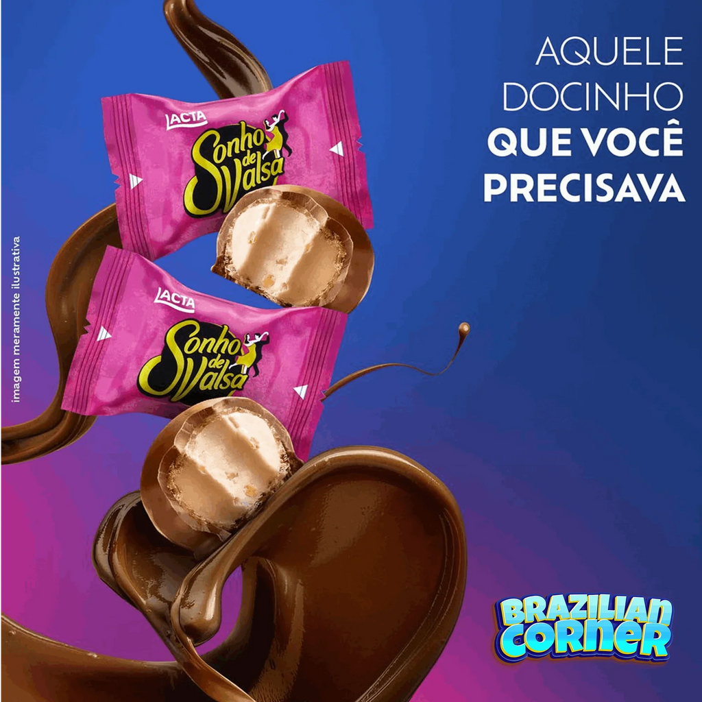 Bombom Sonho De Valsa 1kg + Ouro Branco 1Kg - Brazilian Corner Lacta Bundle