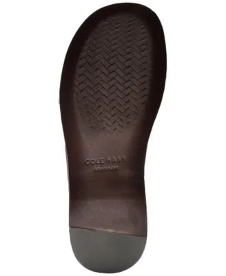 COLE HAAN GRANDSERIES Mens Brown Crisscross Bands Padded Goldwyn 2.0 Open Toe Slip On Slide Sandals Shoes 11 M
