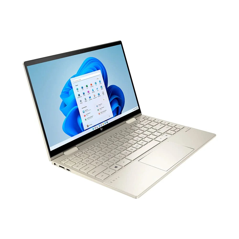 2021 Envy X360 2-in-1 13.3" FHD Display Portable computer Core i5-1135G7 (Beats i7-1065g7), 8GB RAM, 2TB PCIe SSD, Backlit Keyboard, Iris Xe Graphics, Webcam, Windows 11, Gold, 32GB USB Card