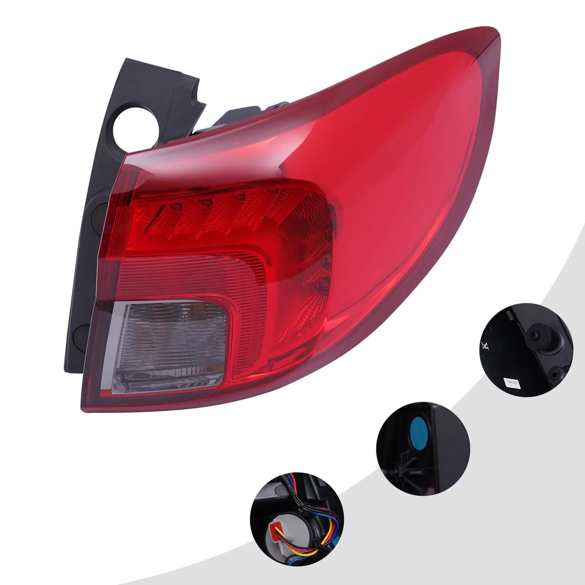 Tail Light Assembly for 2016 2017 2018 Buick Envision Passenger RH Rear Side LED
