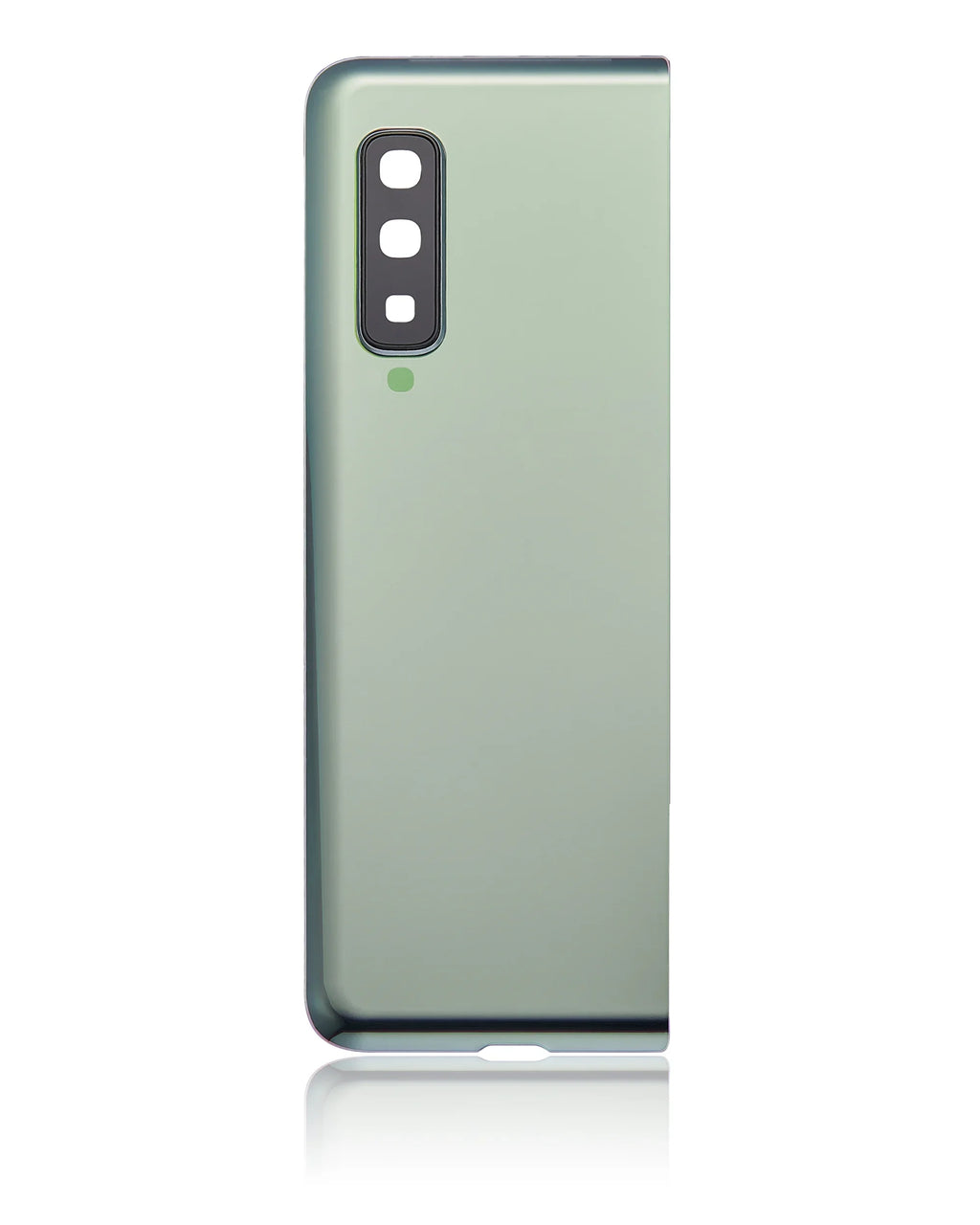 Replacement Back Cover Glass With Camera Lens Compatible For Galaxy Fold 4G (F900) (Aftermarket Plus) (Space Silver)
