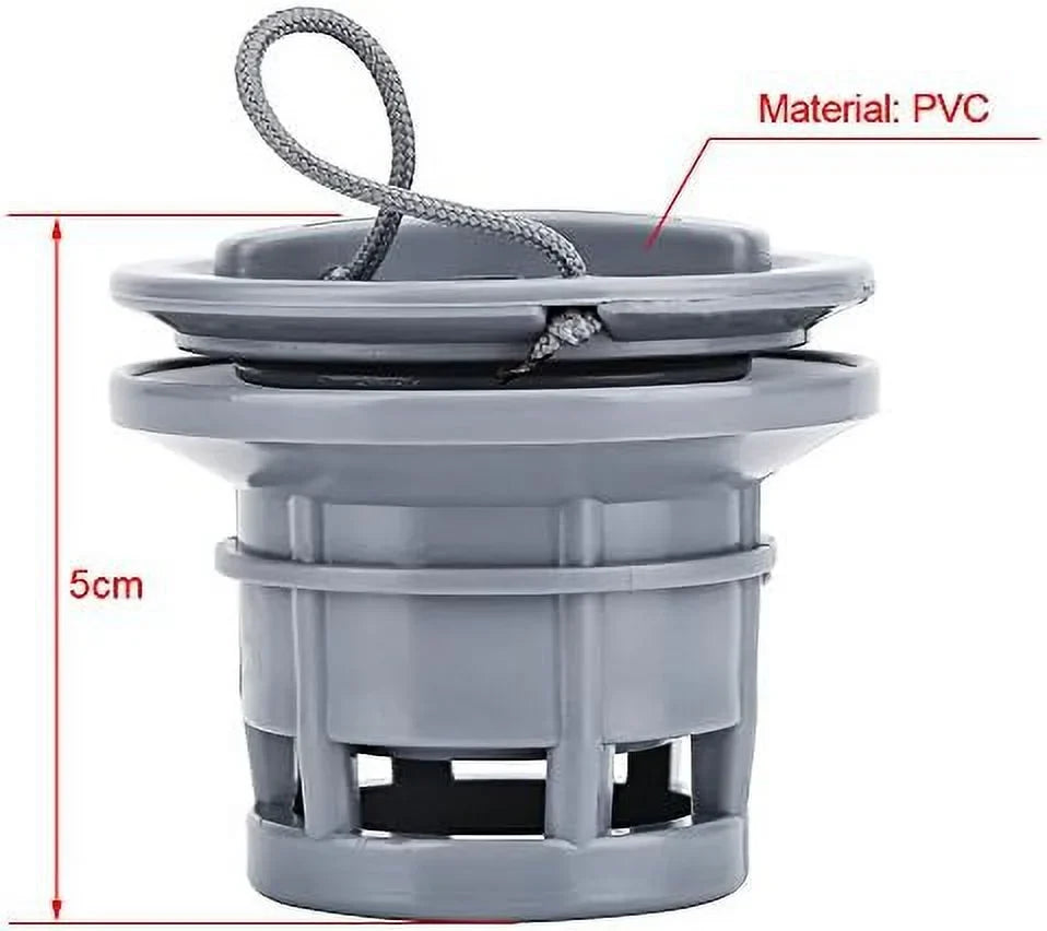 Boat Air Valve, Air Plugs PVC Long-lasting Air Gas Valve Cap Replacement for Inflatable Boat Dinghy Kayak Canoe