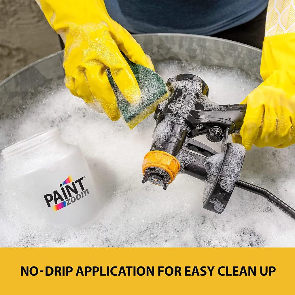 Paint Zoom Deluxe 3000 Series Paint Sprayer | Powerful & Long-lasting 700-watt Spray Gun Tool HVLP sprayer for Interior & Exterior Home Painting and DIY Home Improvement Projects | 3 Spray Patterns