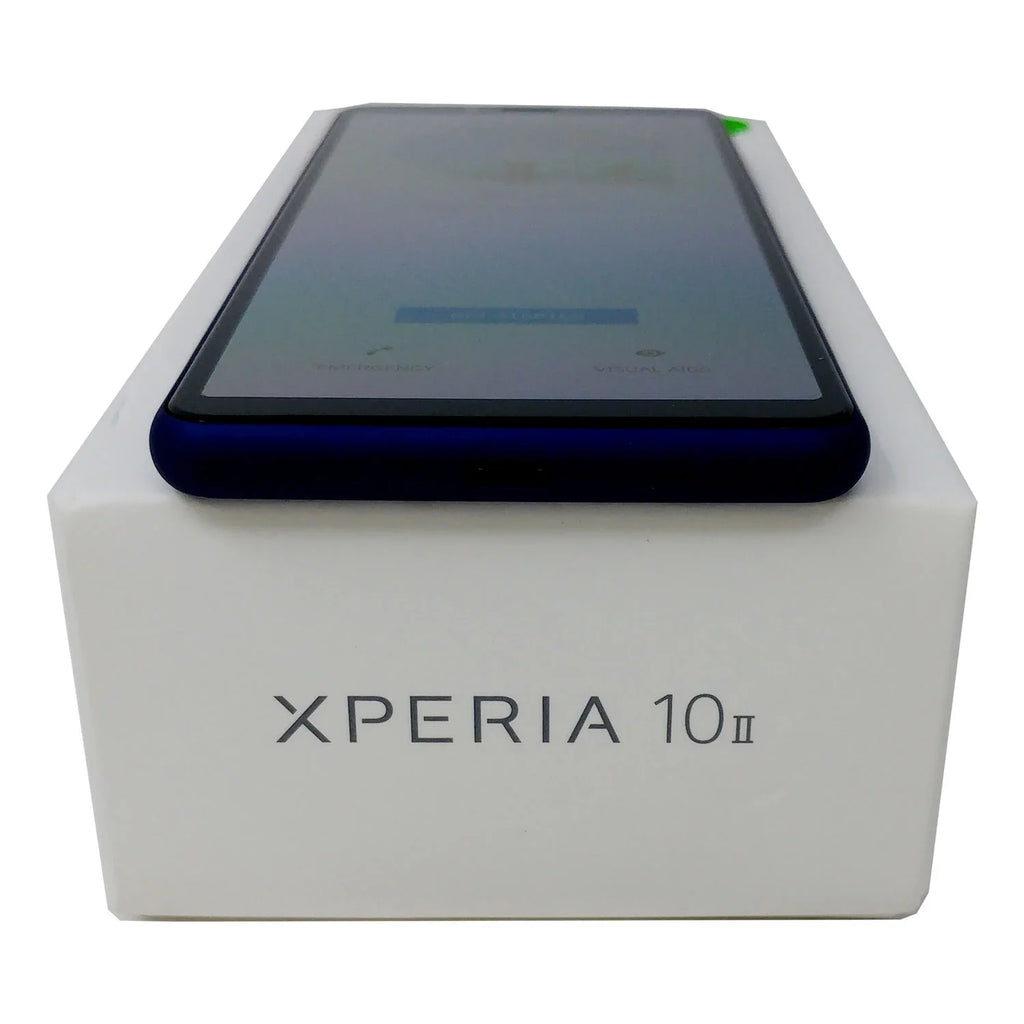 Open Box Xperia 10 II 128GB XQ-AU52 Dual SIM GSM Unlocked 4G Smartphone - Blue
