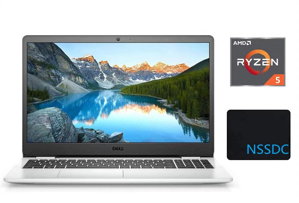 2021 Inspiron 15 3505 15.6" FHD Mobile pc Ryzen 5-3450U Processor, 32GB RAM, 2TB SSD, Radeon Vega 8 Graphics, Webcam, HDMI, Bluetooth, Windows 10, White, with NSSDC Mousepad