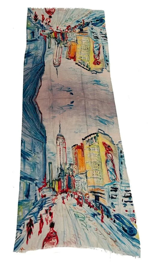 Fifth Avenue 01 - Cashmere/Wool Blend Scarf by James Paul Cheung