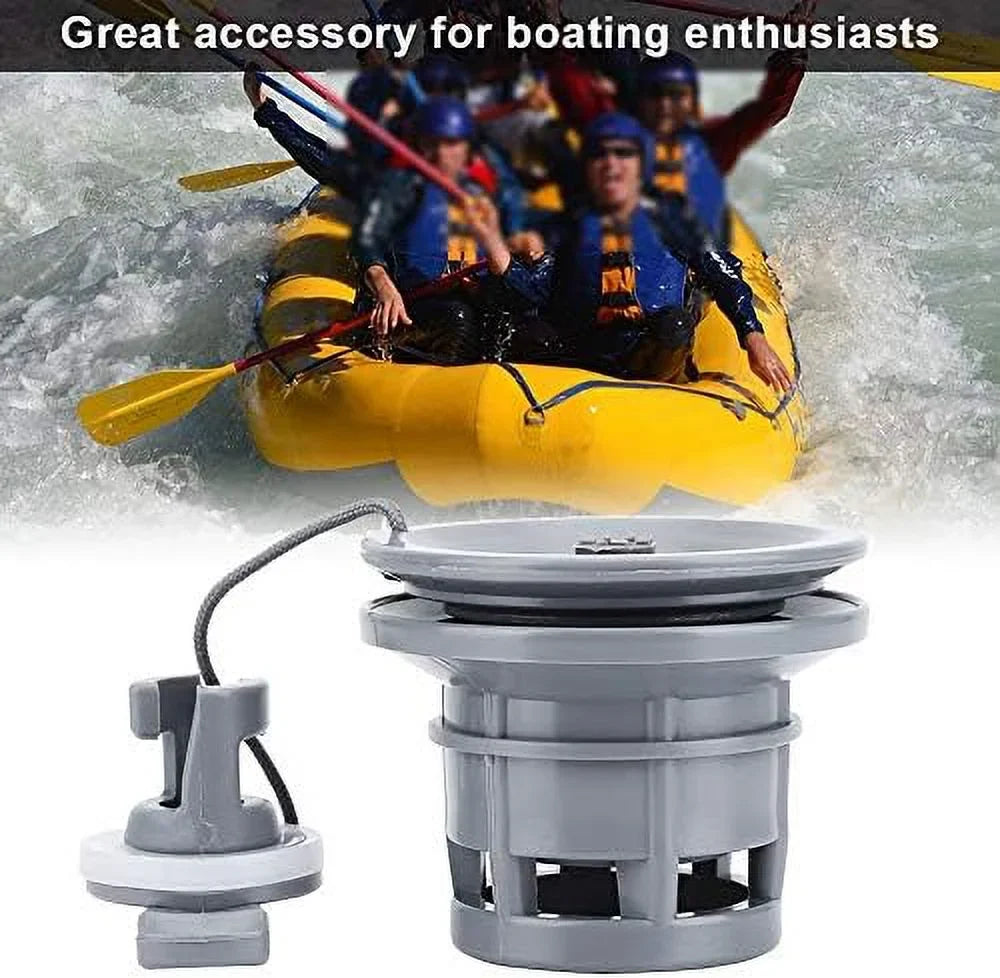Boat Air Valve, Air Plugs PVC Long-lasting Air Gas Valve Cap Replacement for Inflatable Boat Dinghy Kayak Canoe