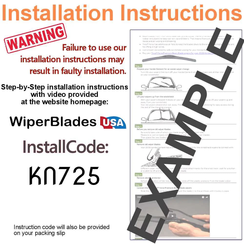 2019 Mitsubishi Mirage G4 Efficiency Beam Wipers (Set of 2)