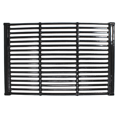 2 BBQ Grill Cooking Grates & 3 Heat Shield Plate Tent Replacement Parts for Charmglow 810-7440-S - Compatible Barbeque Porcelain Enameled Cast Iron Grid 19" & Flame Tamer, Flavorizer Bar