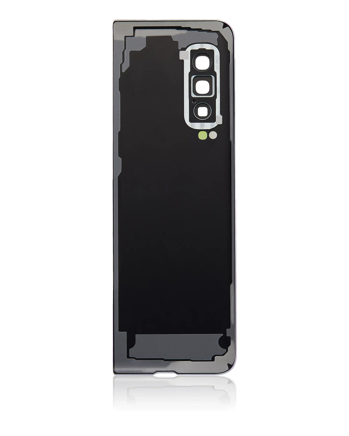 Replacement Back Cover Glass With Camera Lens Compatible For Galaxy Fold 4G (F900) (Aftermarket Plus) (Space Silver)