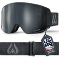 Pre-Owned Wildhorn Tube Ski Goggle, Stealth/Jet Black, Adult Pre-owned - Like New)