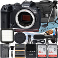 EOS R7 Mirrorless Camera (Body) with 2 Pack SanDisk 32GB Memory Card + Case + ZeeTech Accessory