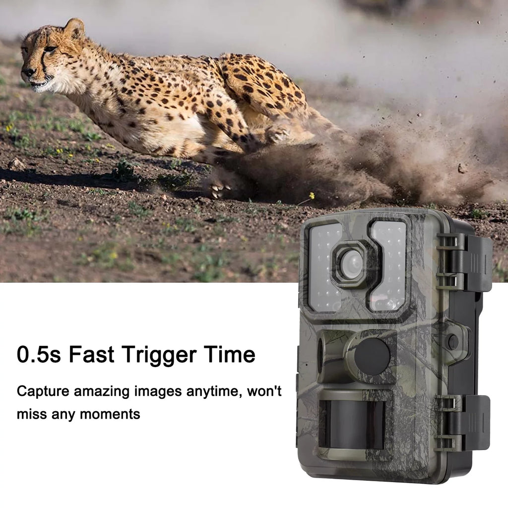 GoolRC 4K Trail 16MP Wildlife Tracking with 2.0 Inch TFT Color Display PIR Sensors 0.5s Trigger Time Supports Infrared Motion Activated IP66 Fluid