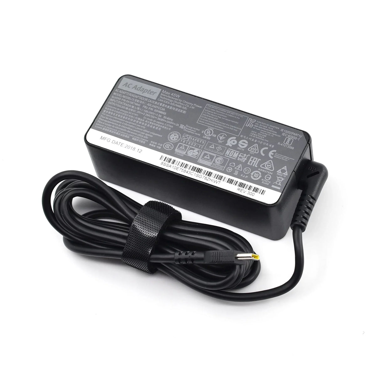 45W 20V 2.25A USB-C Portable computer Charger ADLX45UDCK2A for Chromebook Yoga C630 - 20N8
