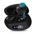 UrbanX True Wireless Bluetooth Earbuds + Charging Case, Black, Dual Connect, IPX5 Liquid Resistance, Bluetooth 5.2 Connection, Balanced, Bass Boost Compatible with OnePlus Ace 2
