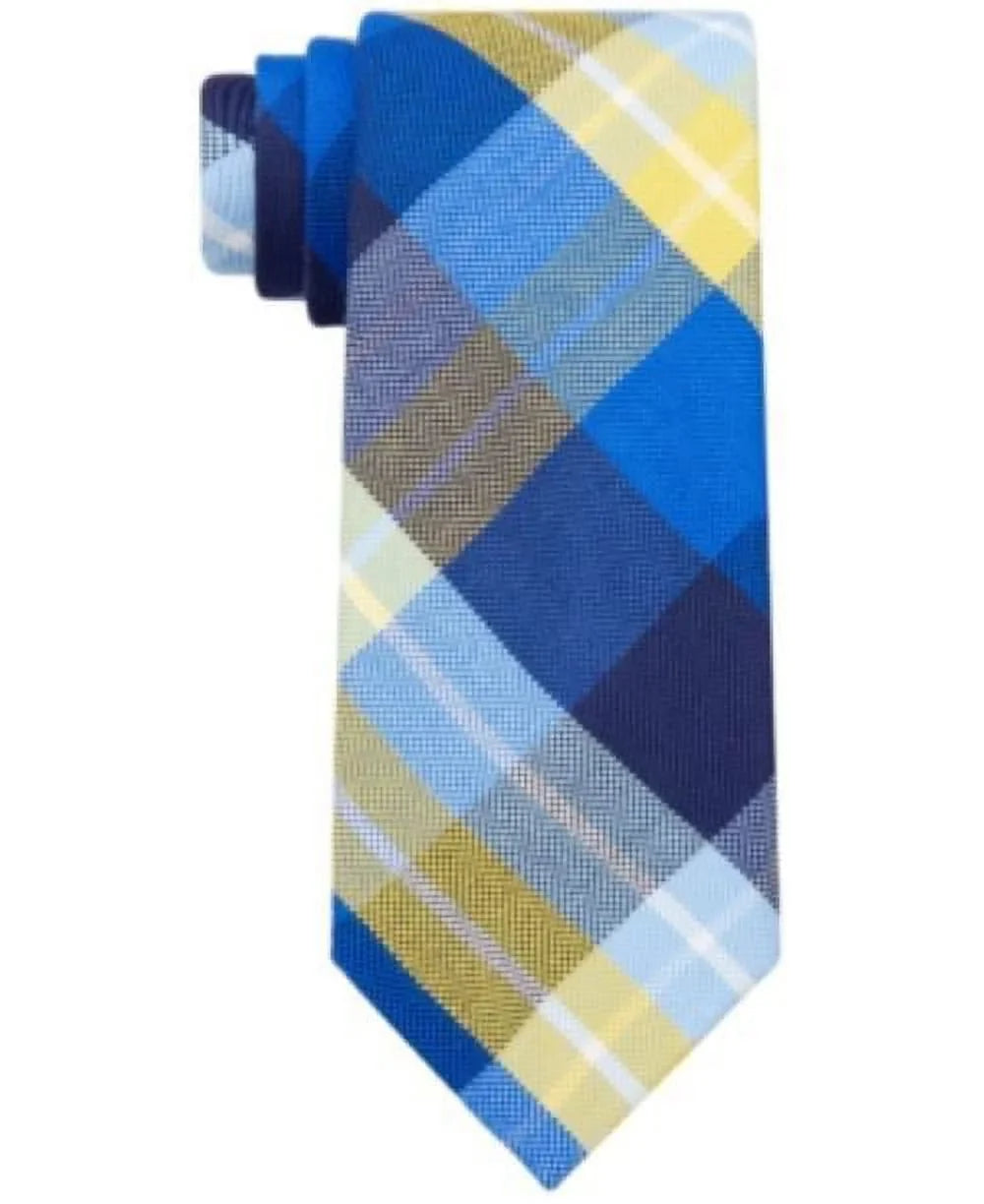 Tommy Hilfiger Mens Silk Plaid Neck Tie