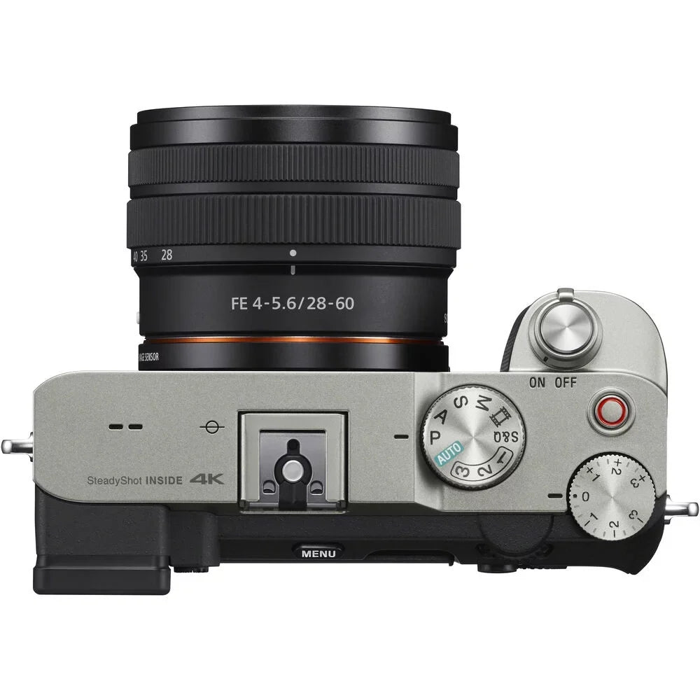 Alpha a7C Mirrorless Camera W/ 28-60mm Lens Silver ILCE7CL/S - Basic Bundle