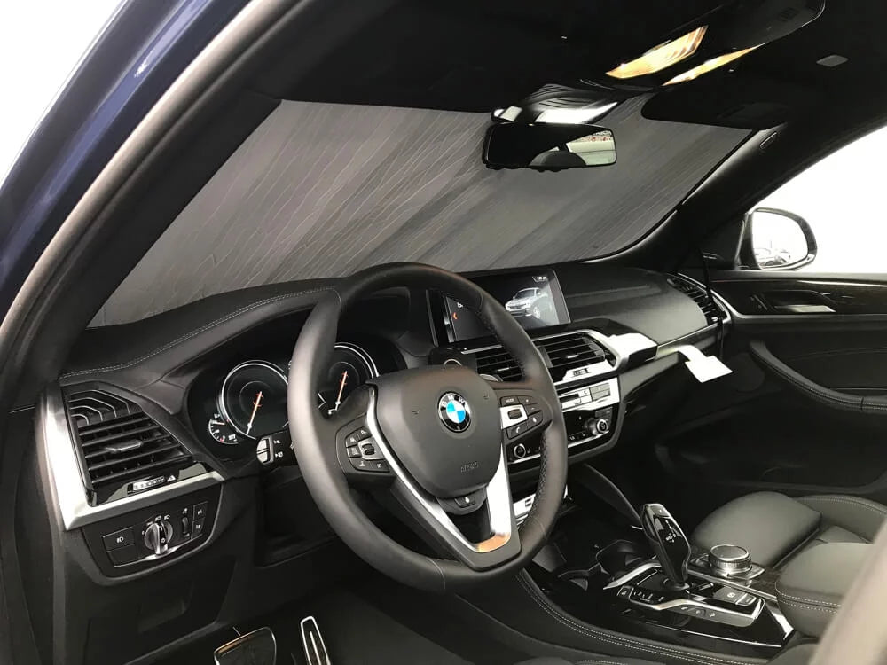 HeatShield, The Original Windshield Sun Shade, Custom-Fit for BMW X4 SUV 2019, 2020, 2021, Silver Series