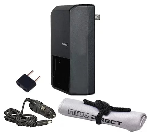 Handycam HDR-PJ30V Off Camera Chipset Rapid Charger + Nwv Direct Microfiber Cleaning Cloth.